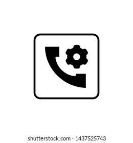 Phone icon vector. Call icon vector. telephone icon