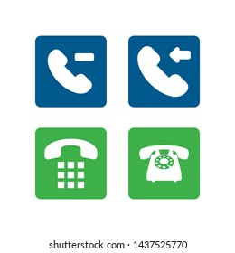 Phone icon vector. Call icon vector. telephone icon