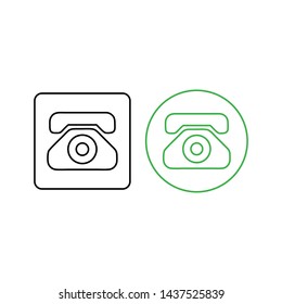 Phone icon vector. Call icon vector. telephone icon