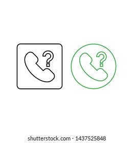 Phone icon vector. Call icon vector. telephone icon