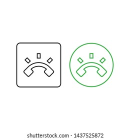 Phone icon vector. Call icon vector. telephone icon