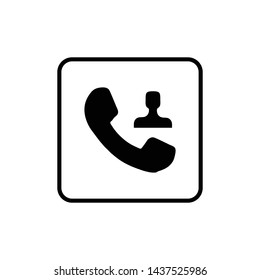 Phone icon vector. Call icon vector. telephone icon
