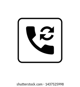Phone icon vector. Call icon vector. telephone icon