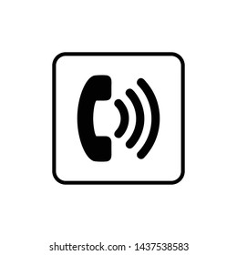 Phone icon vector. Call icon vector. telephone icon