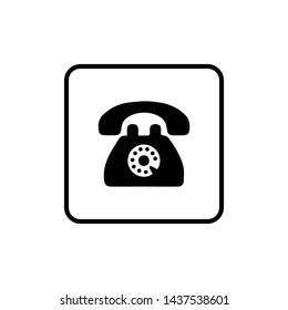 Phone icon vector. Call icon vector. telephone icon