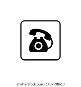 Phone icon vector. Call icon vector. telephone icon