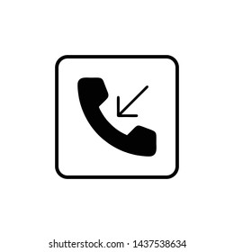 Phone icon vector. Call icon vector. telephone icon