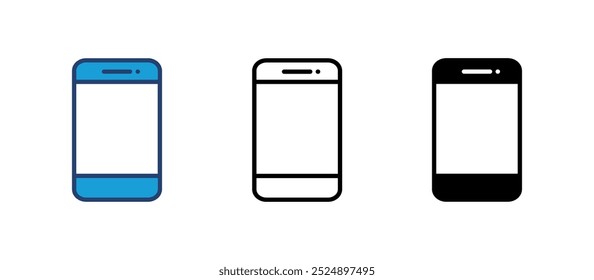 Vektor für Telefonsymbole. Symbolvektor aufrufen. Fernsprechzeichen
