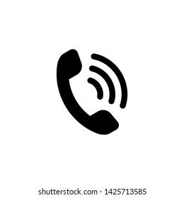Phone icon vector. Call icon for web and mobile app. Handset vector