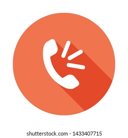 Phone icon vector. Call icon for web and mobile app. Handset vector