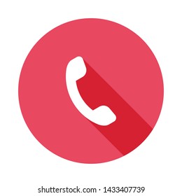 Phone icon vector. Call icon for web and mobile app. Handset vector