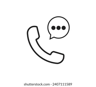 Phone icon vector . Collection of vector symbol on white background. Telephone icon symbol isolated . call icon Vector illustration