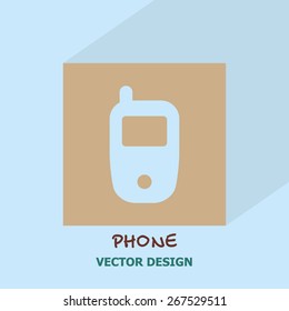 Phone icon. Vector design.