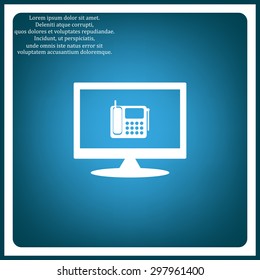 phone. icon. vector design