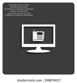 phone. icon. vector design