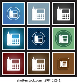 phone. icon. vector design