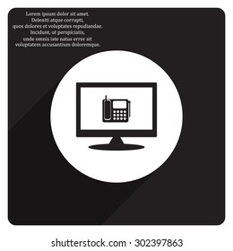 phone. icon. vector design