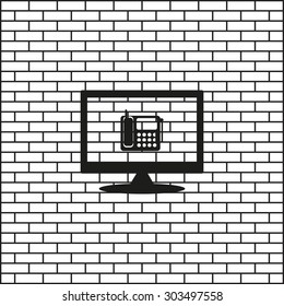 phone. icon. vector design