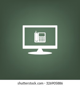 phone. icon. vector design