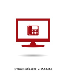 phone. icon. vector design