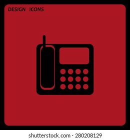 phone. icon. vector design. Flat design style 