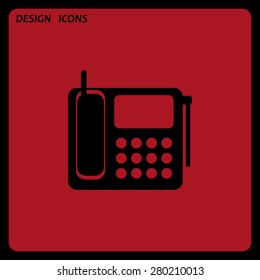 phone. icon. vector design. Flat design style 