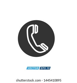 Phone Icon Vector Design Illustration 