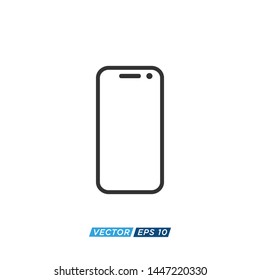 Phone Icon Vector Design Illustration 