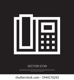 Phone icon vector design. Symbol for your website design, logo, app, UI. Eps10 vector illustration.