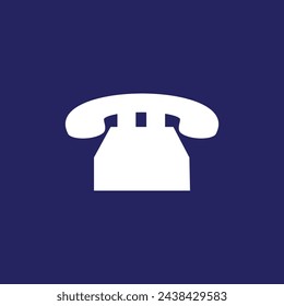Phone icon vector design template. Telephone vector icon. Telephone vector icon. Technology element graphic design
