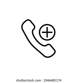 Phone Icon vector. Element of popular geometric figures icon. Premium quality graphic design. Signs, symbols collection icon for websites, on white background