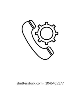 Phone Icon vector. Element of popular geometric figures icon. Premium quality graphic design. Signs, symbols collection icon for websites, on white background