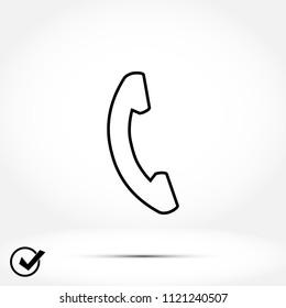 Phone icon vector, Vector EPS 10 illustration style