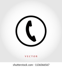Phone Icon, Vector EPS 10 illustration style