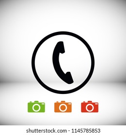 Phone Icon, Vector EPS 10 illustration style
