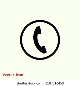 Phone Icon, Vector EPS 10 illustration style