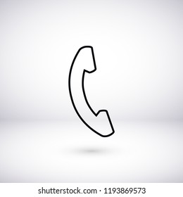 Phone icon vector, 

Vector EPS 10 illustration style