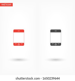 Telefonsymbol. Vektorillustration EPS10 . Lorem Ipsum-Flachdesign