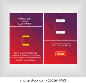 phone icon. Vector Eps 10 . Lorem Ipsum Flat Design