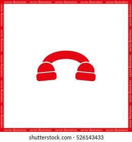 Phone icon vector EPS 10, abstract sign handset flat design,  illustration modern isolated badge for website or app.