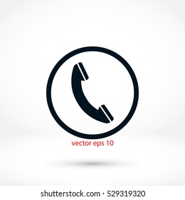 Phone Icon, Vector EPS 10 illustration style