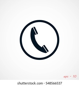 Phone Icon, Vector EPS 10 illustration style