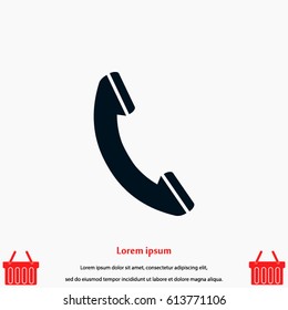 Phone icon, Vector EPS 10 illustration style