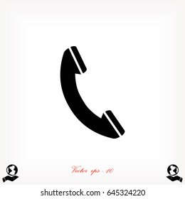 Phone icon, Vector EPS 10 illustration style