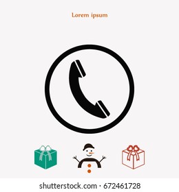 Phone Icon, Vector EPS 10 illustration style