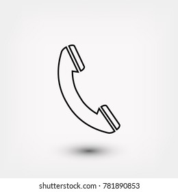 Phone icon vector, Vector EPS 10 illustration style