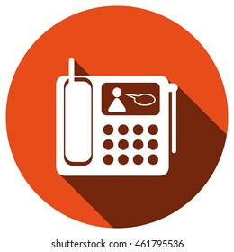 phone Icon, vector, icon flat