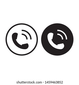 phone icon vector flat design