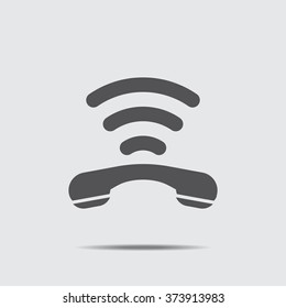 Phone Icon vector flat design