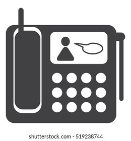 Phone Icon Vector flat design style